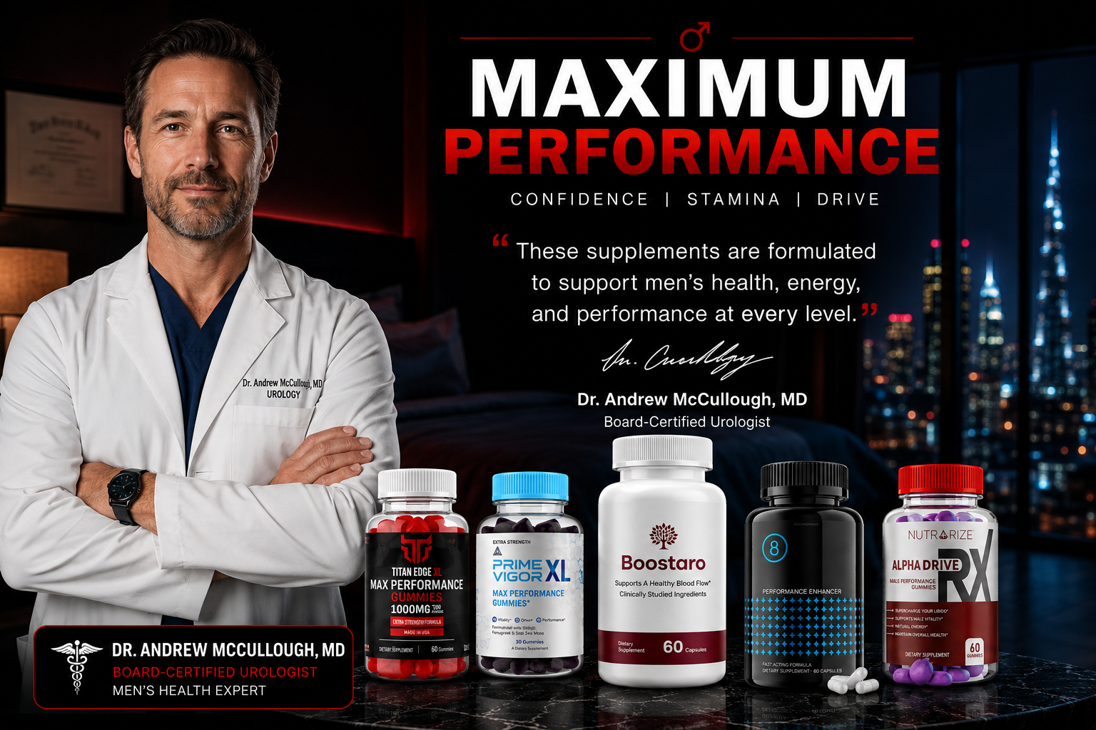 Top Male Performance Supplements 2026